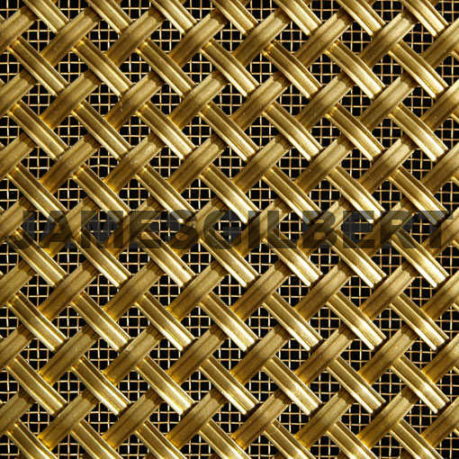 Woven Stainless Steel Reeded 3mm Diamond 6mm